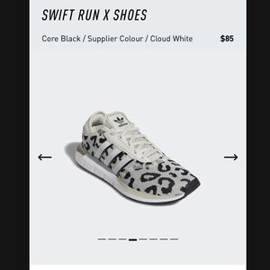 Adidas Swift Run Cheetah Print Shoes
